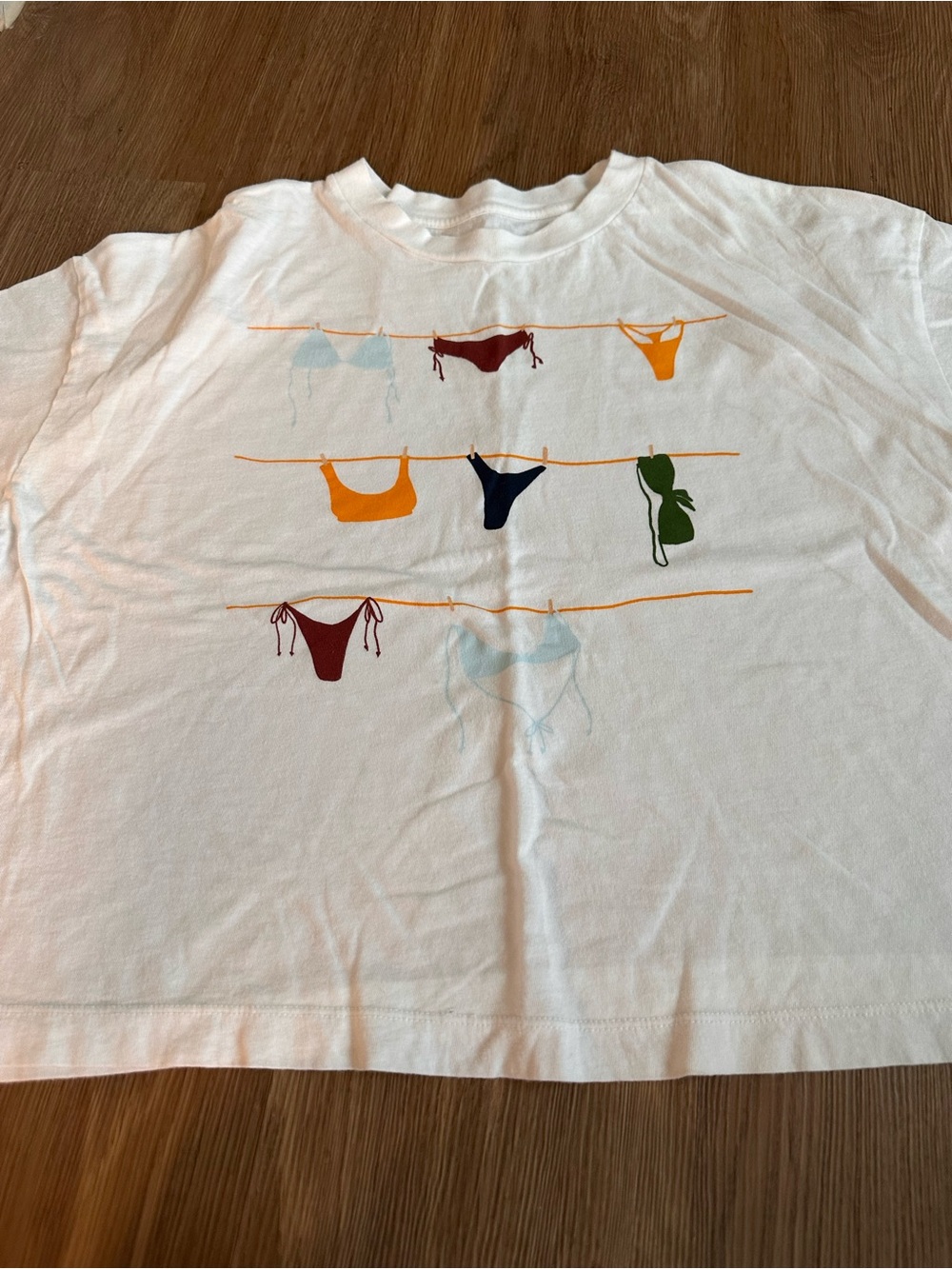Bikini print tee